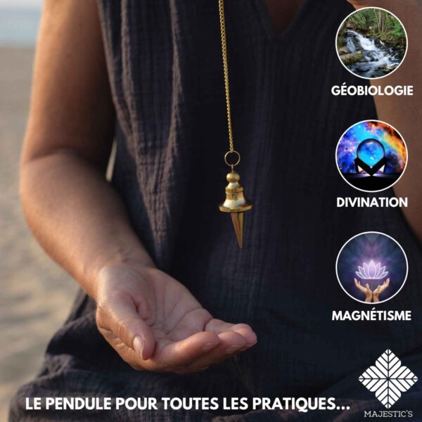 Pack Sourcier : Baguettes de Sourcier en Cuivre & Pendule Divinatoire TROUVIER – Image 5