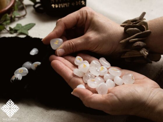 Exemple de tirage de runes divinatoires