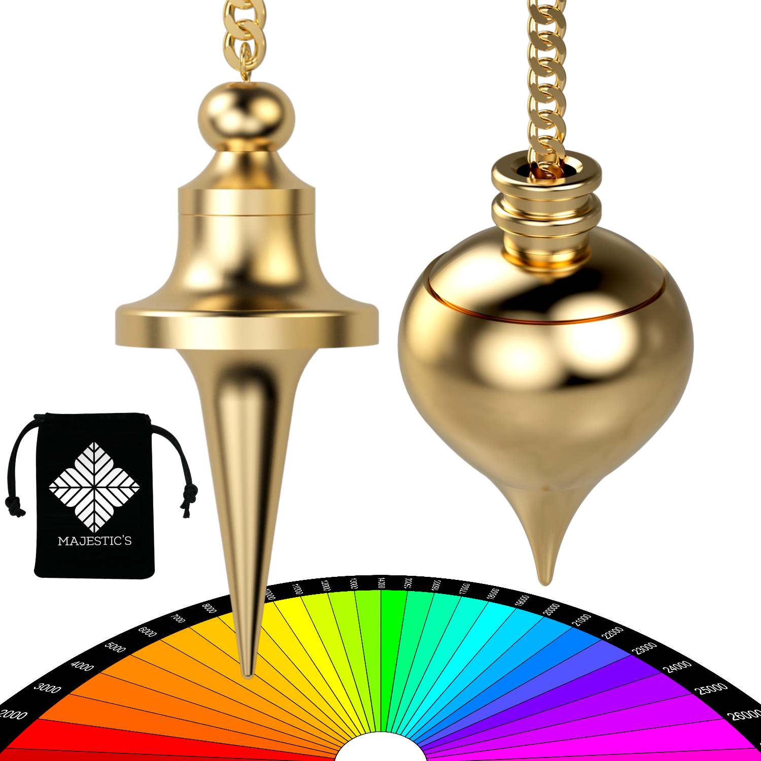 pack de 2 pendules divinatoires abbé mermet et trouvier